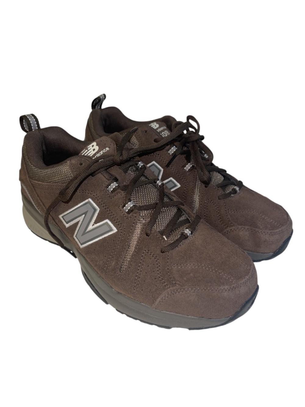 New Balance 608v5 Chocolate Brown MX608UB5 Men Sz 11 4E Extra Wide Sneaker Shoes